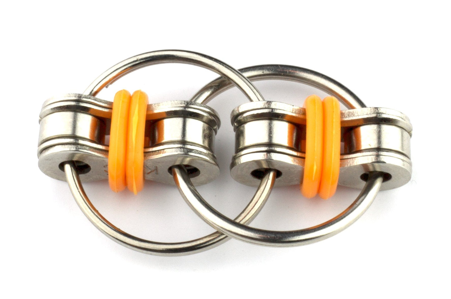 Tom's Fidgets Original Flippy Chain Fidget Toy - Perfect for ADHD, Anxiety, and Autism - Bike Chain Fidget Stress Reducer for Adults and Kids (Single Blue)