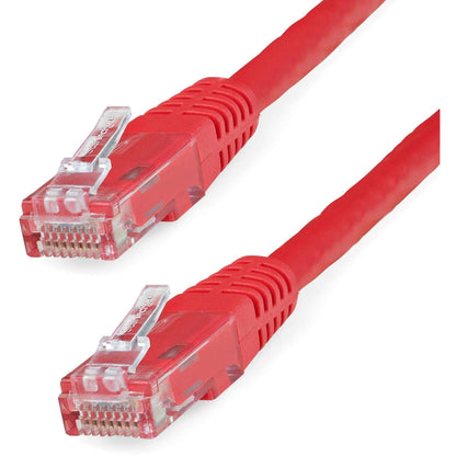 StarTech 6ft CAT6 Ethernet Cable - White CAT 6 Gigabit Ethernet Wire -250Mhz 100W PoE RJ45 UTP Molded Network Patch Cord with Strain Relief (C6PATCH6WH)