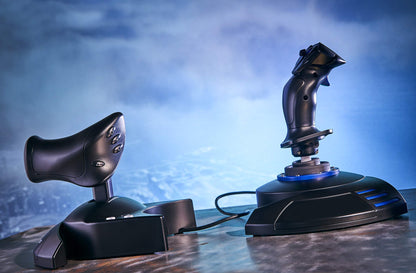 Thrustmaster T-Flight Hotas X - Flight Throttle and Joystick with 12 Programmable Buttons, Detachable Throttle, Adjustable Resistance for Flight Simulator - Compatible with PC