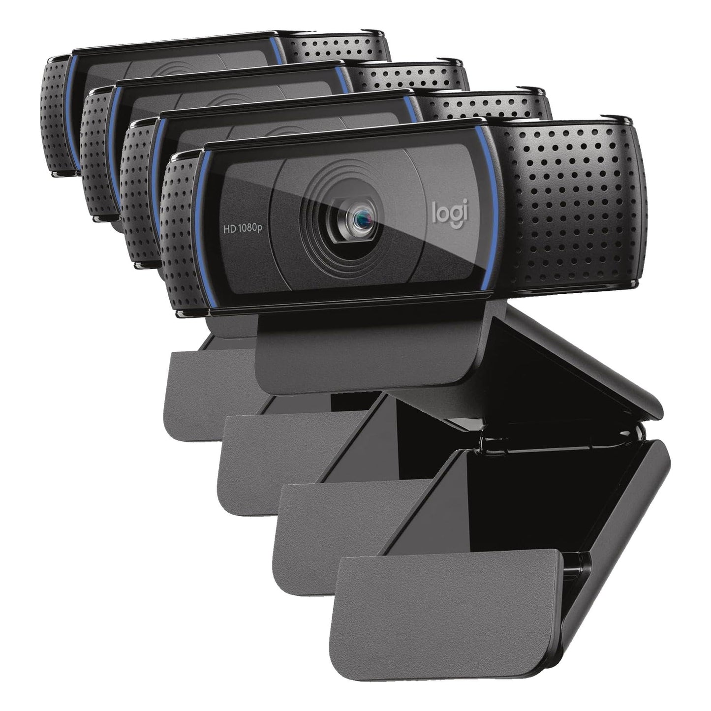 Logitech C920x HD Pro PC Webcam, Full HD 1080p/30fps Video, Clear Audio, HD Light Correction, Works with Microsoft Teams, Google Meet, Zoom, Nintendo Switch 2’s new GameChat Mode, Mac/Tablet- Black