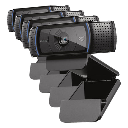 Logitech C920x HD Pro PC Webcam, Full HD 1080p/30fps Video, Clear Audio, HD Light Correction, Works with Microsoft Teams, Google Meet, Zoom, Nintendo Switch 2’s new GameChat Mode, Mac/Tablet- Black