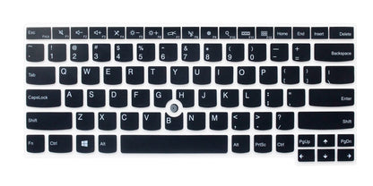 Silicone Keyboard Skin Compatible for 2021 Lenovo ThinkPad X1 Carbon Gen 9 Laptop 14", 2021 Thinkpad X1 Yoga 14", 2021 Thinkpad X1 Yoga Gen 6 14" Laptop (NOT Fit 2020-2017 release old Versions) (Black