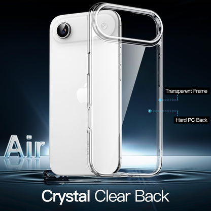 JETech Case for iPhone 17 Pro Max 6.9-Inch, Non-Yellowing Shockproof Phone Bumper Cover, Anti-Scratch Clear Back (Clear)