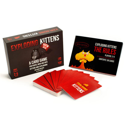 Exploding Kittens Original Edition - 2-5 Players - Ages 7+ - 15 Minutes to Play - High Stakes Card Game - Party Game, Family Game Night, Kid and Adult Card Game