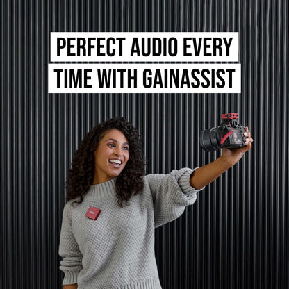 RØDE Wireless GO II Ultra-compact Dual-channel Wireless Microphone System with Built-in Microphones, On-board Recording and 200m Range for Filmmaking, Interviews and Content Creation