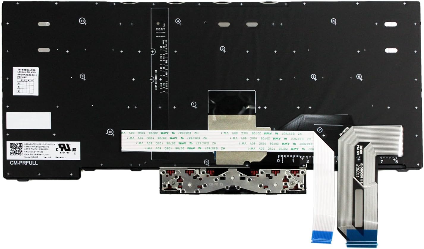 GinTai Keyboard Laptop 01YP440 with Backlit Replacement for Lenovo ThinkPad E480 T480s L480 L380 /L380 Yoga T490 E490 E495 T495 L390/L390 Yoga L490 T490 P43s 20RH, 20RJ