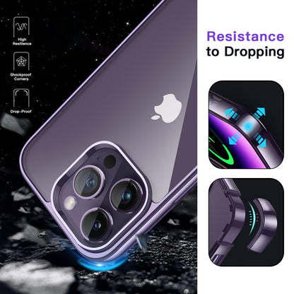 JETech Case for iPhone 14 6.1-Inch, Non-Yellowing Shockproof Phone Bumper Cover, Anti-Scratch Clear Back (Clear)