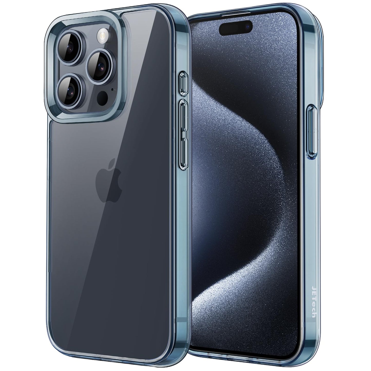 JETech Case for iPhone 15 6.1-Inch, Non-Yellowing Shockproof Phone Bumper Cover, Anti-Scratch Clear Back (Clear)