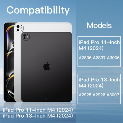 JETech Camera Lens Protector for iPad Pro 11-Inch M5/M4 and iPad Pro 13-Inch M5/M4, 9H Anti-Scratch HD Clear Tempered Glass, Full Coverage, Easy Installation, 3-Pack