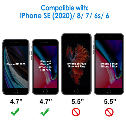 JETech Screen Protector for iPhone 17e (2026) / iPhone 16e / iPhone 14, Tempered Glass Film, 6.1-Inch Display, 3-Pack