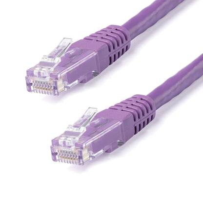 StarTech 6ft CAT6 Ethernet Cable - White CAT 6 Gigabit Ethernet Wire -250Mhz 100W PoE RJ45 UTP Molded Network Patch Cord with Strain Relief (C6PATCH6WH)