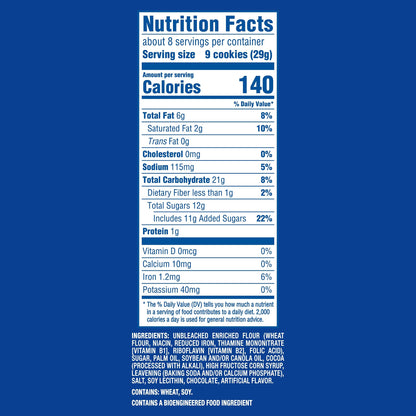 OREO Chocolate Sandwich Cookies, 20 Snack Packs (2 Cookies Per Pack)