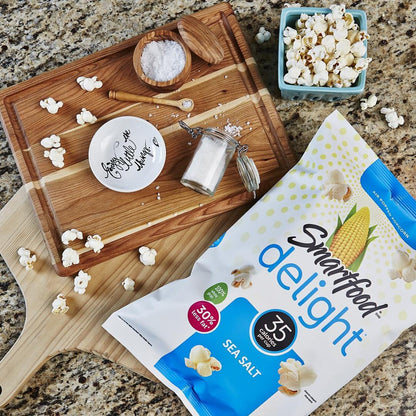 Smartfood Delight White Cheddar Flavored Popcorn, 40 Count, 0.5 oz Bags