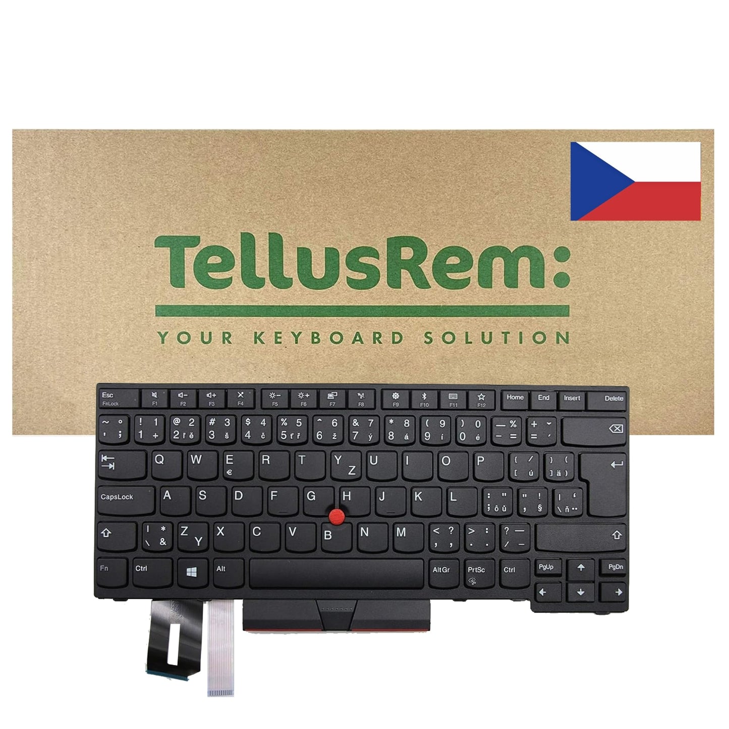Replacement US Non-Backlit Keyboard for Lenovo ThinkPad T480s T490 E490 L480 L490 L380 L390 L380 Yoga L390 Yoga E480 – US English QWERTY, Refurbished Grade A
