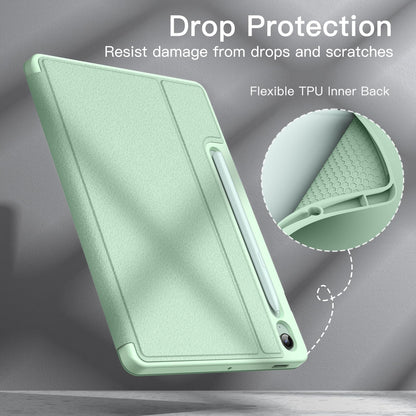 JETech Case for Samsung Galaxy Tab S10 Lite / S10 FE / S9 FE 10.9-Inch with S Pen Holder, Slim Folio Stand Protective Tablet Cover, Multi-Angle Viewing (Black)