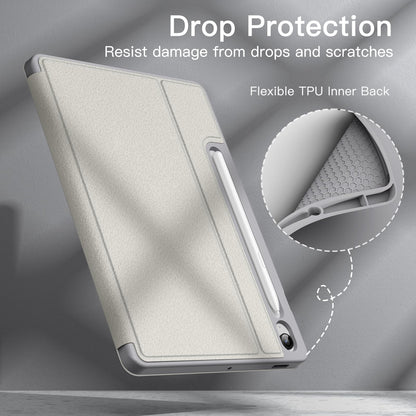 JETech Case for Samsung Galaxy Tab S10 Lite / S10 FE / S9 FE 10.9-Inch with S Pen Holder, Slim Folio Stand Protective Tablet Cover, Multi-Angle Viewing (Black)
