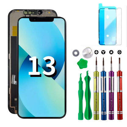 Compatible with iPhone XR Premium LCD Screen Replacement 6.1 inch (Model A1984, A2105, A2106, A2108) High Resolution Display digitizer Assembly Touch Screen
