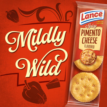 Lance Sandwich Crackers, Variety Pack, 3 Flavors, 20 Individually Wrapped Packs, 6 Sandwiches Each