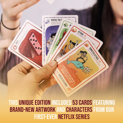 Exploding Kittens Original Edition - 2-5 Players - Ages 7+ - 15 Minutes to Play - High Stakes Card Game - Party Game, Family Game Night, Kid and Adult Card Game