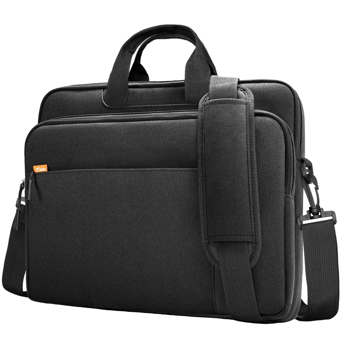 JETech 15 15.6 16 Inch Laptop Bag Case, Waterproof Computer Sleeve Cover Compatible with MacBook Air/Pro 15/16, Surface Book 3/2 15, Dell Inspiron 15.6, HP Pavilion 15.6 (Light Grey)