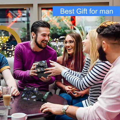 Gifts for men, Father's Day gifts 4-in-1 Pocket Screwdriver Keychain Tools, Mens for Dad Husband Boyfriends Cool Gadgets (Upgraded Style - White)