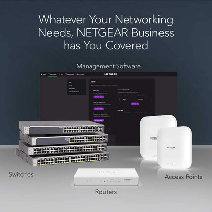 NETGEAR 5-Port Gigabit Ethernet Unmanaged Switch (GS105NA) - Desktop or Wall Mount