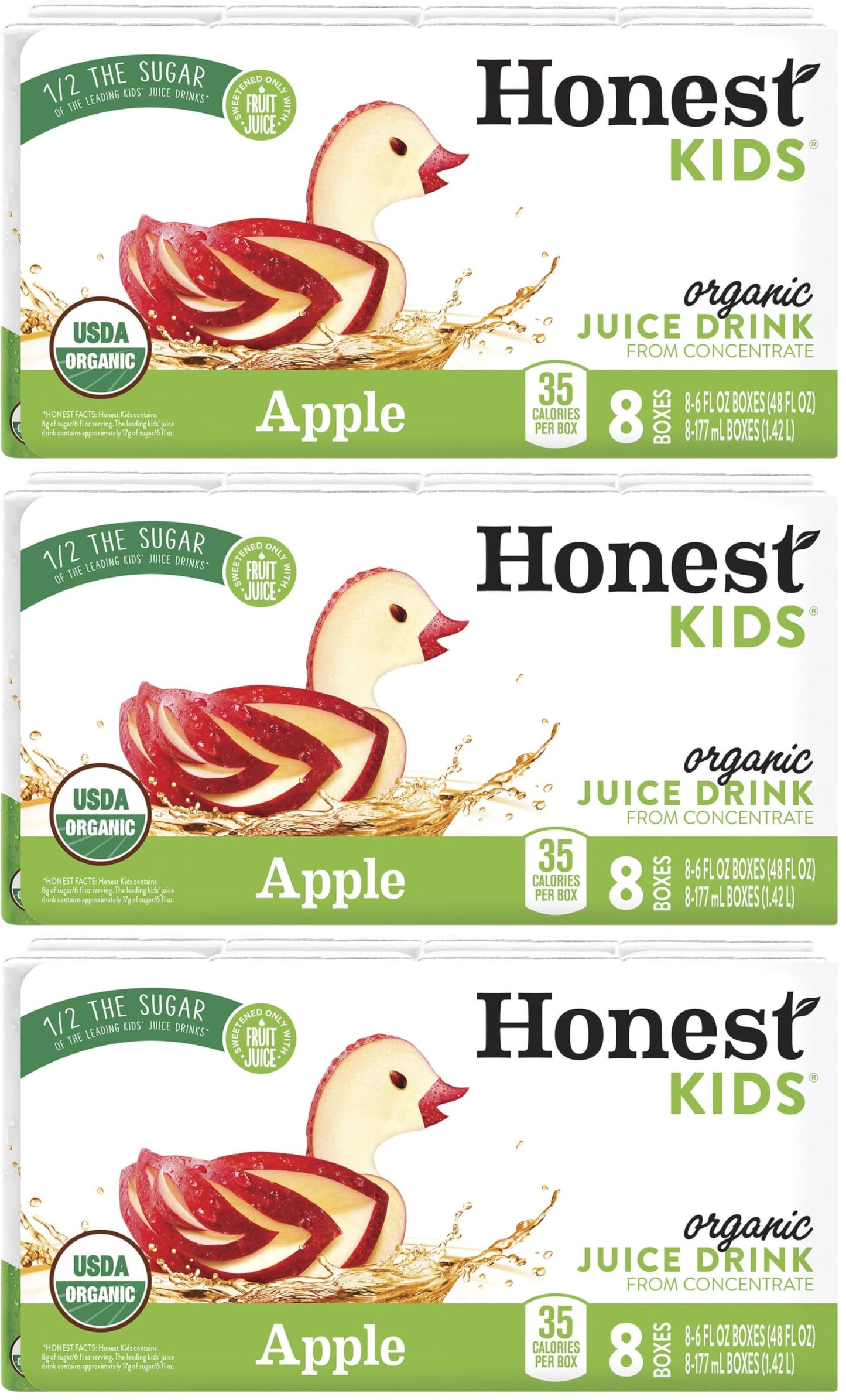 Honest Kids Variety Pack Organic Fruit Juice Drink, 675 fl oz, 32 Pack
