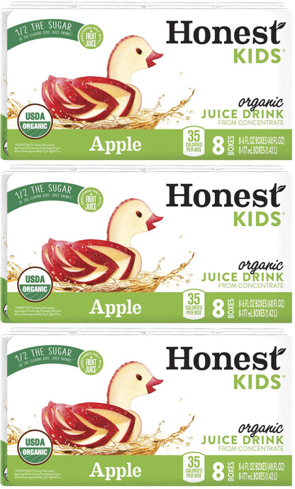 Honest Kids Variety Pack Organic Fruit Juice Drink, 675 fl oz, 32 Pack