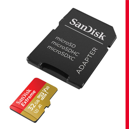 SANDISK 256GB Extreme microSD Card + Adapter, Up to 190MB/s Read Speeds
