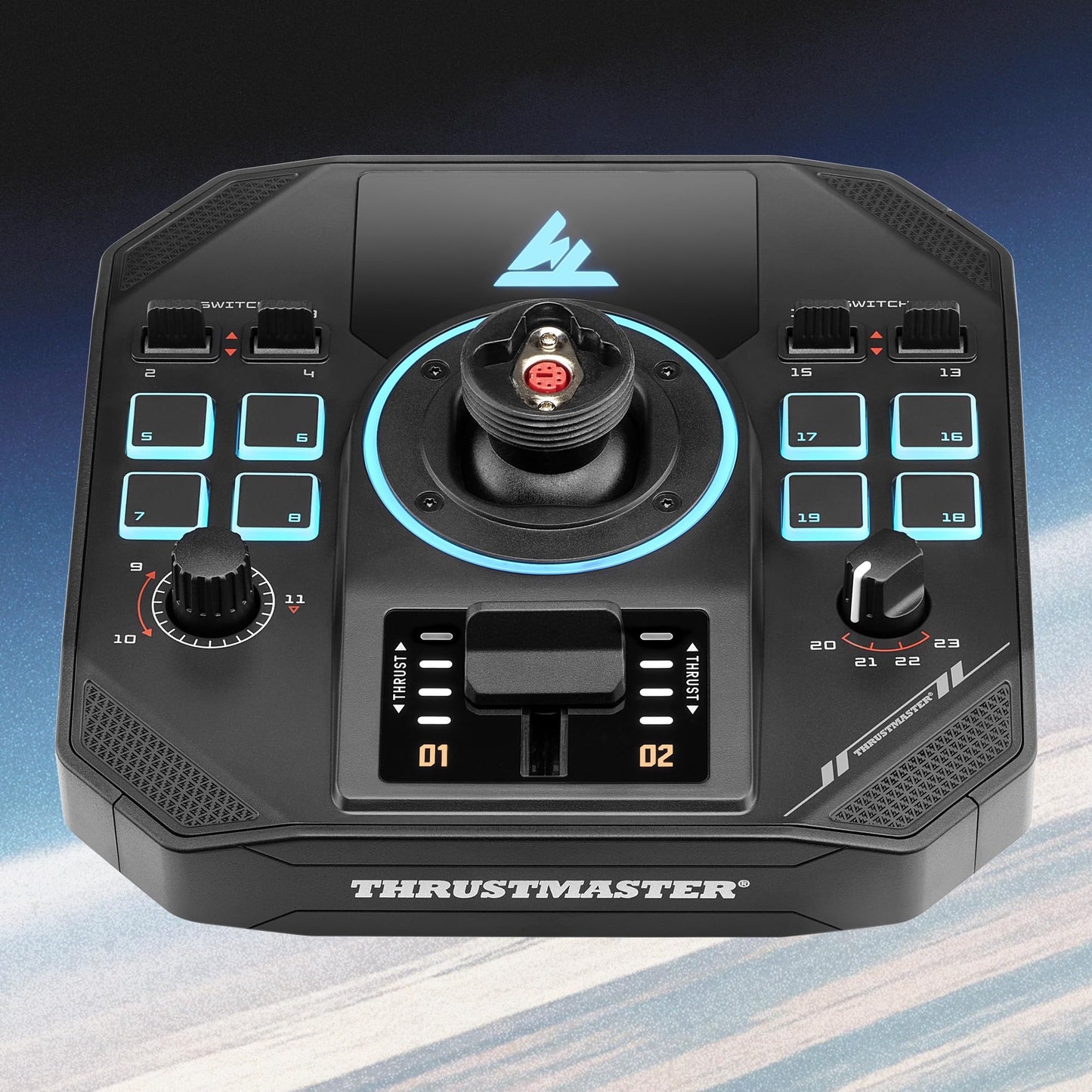 Thrustmaster Sol-R2 HOSAS Dual Flight Joysticks - Hall Effect Technology, 88 Buttons Space Sim Joystick for Flight Simulator - Compatible with PC