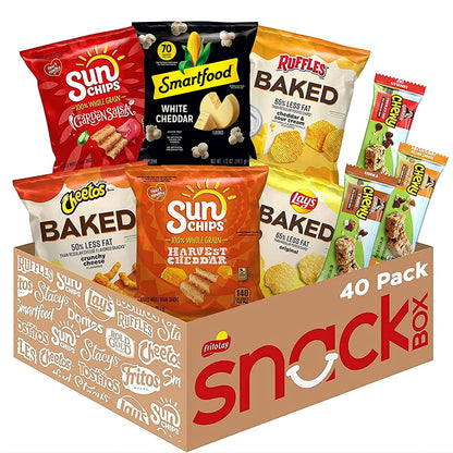 Frito-Lay Ultimate Smart Care Package 2.0, Variety Assortment of Snacks (Pack of 40)