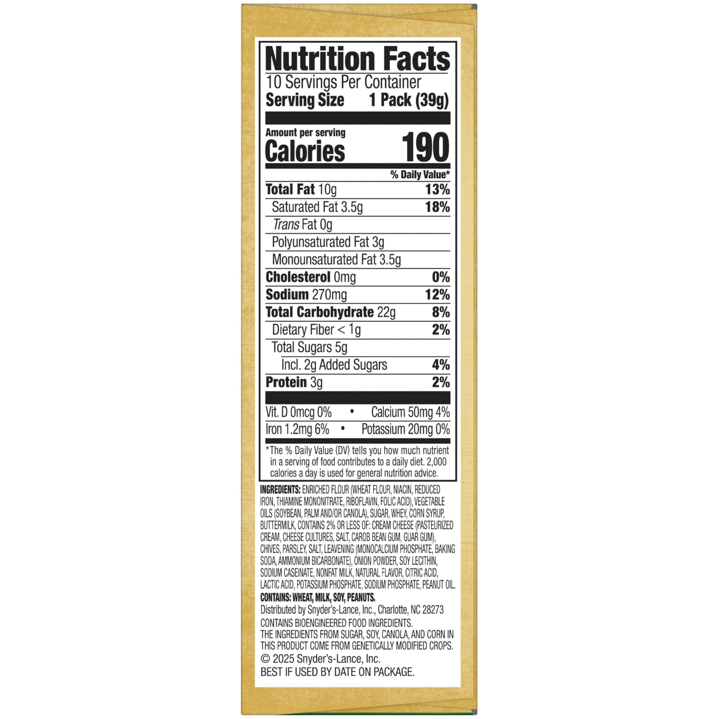 Lance Sandwich Crackers, Variety Pack, 3 Flavors, 20 Individually Wrapped Packs, 6 Sandwiches Each