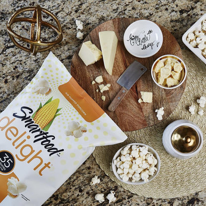 Smartfood Delight White Cheddar Flavored Popcorn, 40 Count, 0.5 oz Bags