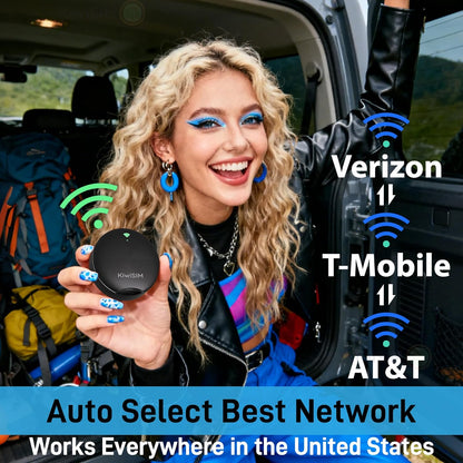 UFO Mobile Hotspot with Data 10GB-30Days, Portable Pocket WiFi 6 & 4G LTE Hotspot l MiFi, Support AT&T, T-Mobile, Verizon, 10 Devices, USA Coverage, No SIM Card Required, No Contract, Black