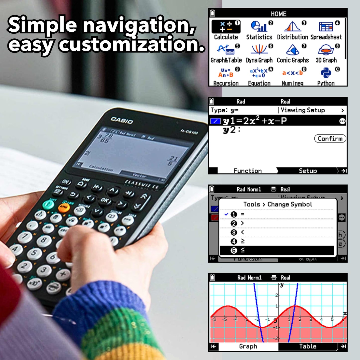 CASIO PRIZM FX-CG50 Color Graphing Calculator