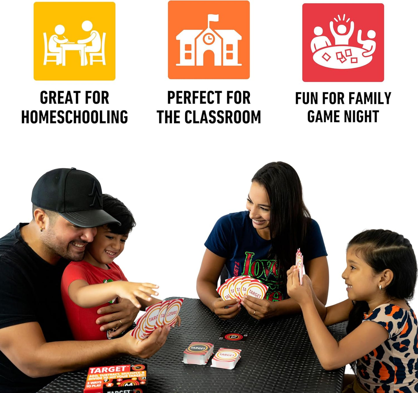 Elevate Prep Target Math Game | A Teacher-Recommended, Fast-Paced Mental Math Game for Practicing Addition, Subtraction, Multiplication, & Division | Ages 8+