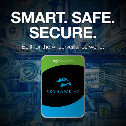 Seagate Skyhawk 4TB Video Internal Hard Drive HDD – 3.5 Inch SATA 6Gb/s 64MB Cache for DVR NVR Security Camera System with Drive Health Management and in-House Rescue Services (ST4000VXZ16/016)