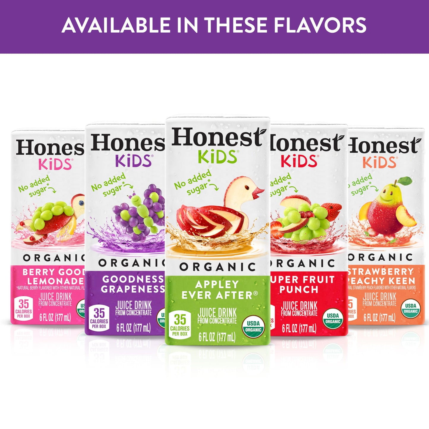 Honest Kids Variety Pack Organic Fruit Juice Drink, 675 fl oz, 32 Pack