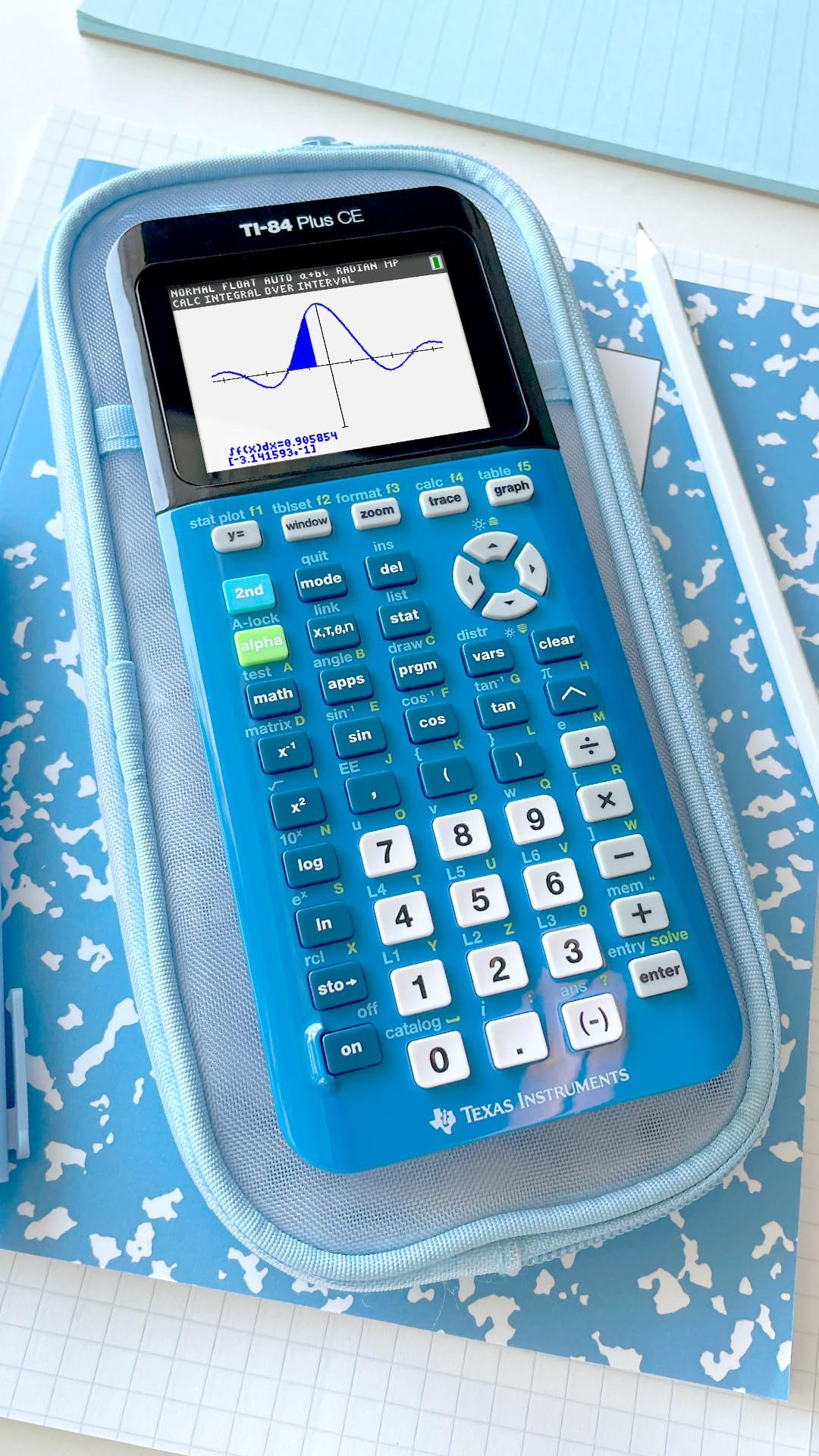 Texas Instruments TI-84 Plus CE Color Graphing Calculator, Black