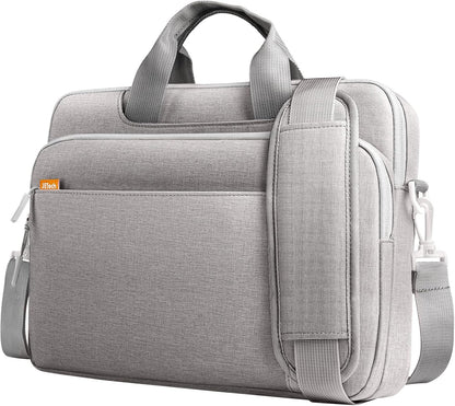 JETech 13 13.3 14 Inch Laptop Bag Case, Waterproof Computer Sleeve Cover Compatible with MacBook Neo (A18 Pro), MacBook Air/Pro 13/14, Surface Book 13.5, HP Pavilion 14 (Light Grey)