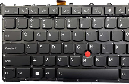 New US Layout Keyboard with Backlit Replacement for Lenovo Thinkpad X1 Carbon Gen 3 3rd 2015 Versions 01YQ389