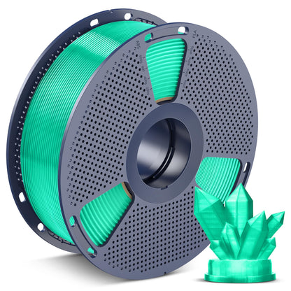 SUNLU PLA 3D Printer Filament PLA Filament 1.75mm, Neatly Wound 3D Printing Filament 1.75mm, Dimensional Accuracy +/- 0.02 mm, Fit Most FDM 3D Printers, 1kg Spool (2.2lbs), Black