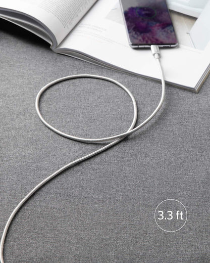 Anker USB C to USB C Cable, Type-C 60W Fast Charging Cable (6 FT, 2Pack) for iPhone 17 Series, iPad mini 6 and More (Black)