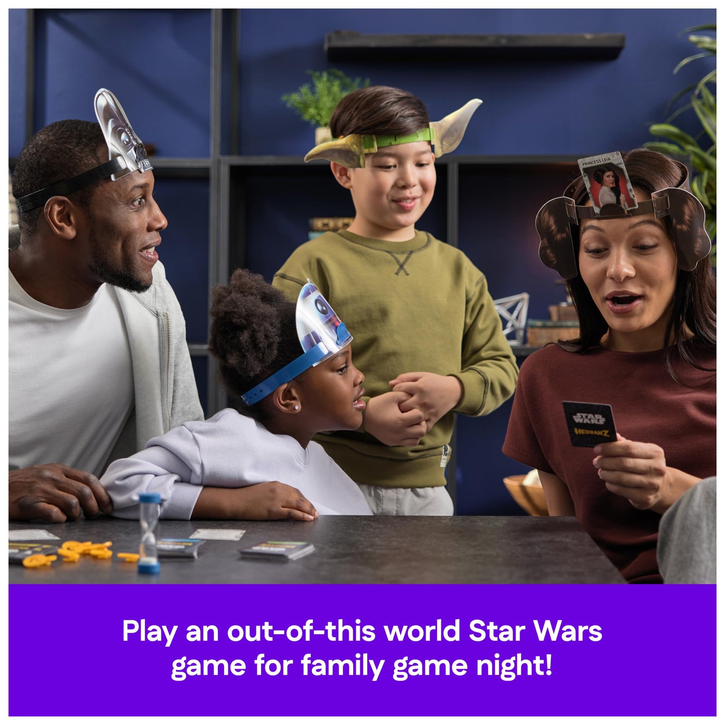 Hedbanz, Quick Question Picture Guessing Family Game for Game Night Headbands Board Game, for Adults and Kids Ages 7 and Up (Edition May Vary)