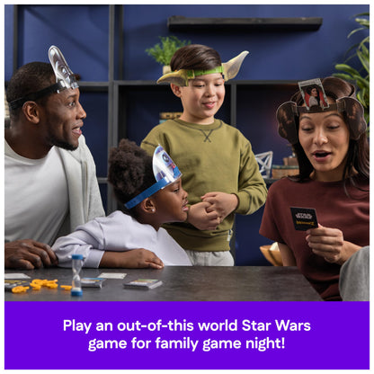 Hedbanz, Quick Question Picture Guessing Family Game for Game Night Headbands Board Game, for Adults and Kids Ages 7 and Up (Edition May Vary)