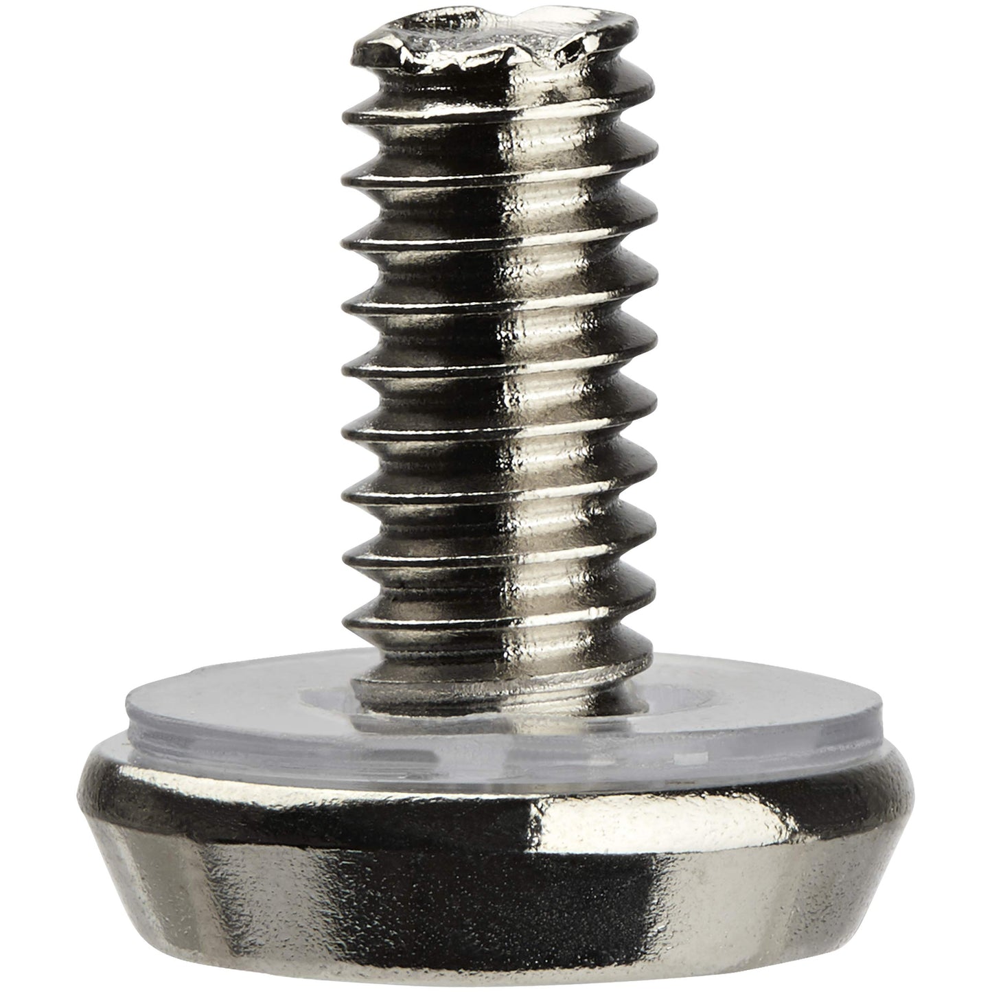 StarTech 50-Pack 10-32 19mm Screws and Square Hole Clip Nuts for 19" or 10" Server Racks, Cabinets and Enclosures, Black and Silver - TAA