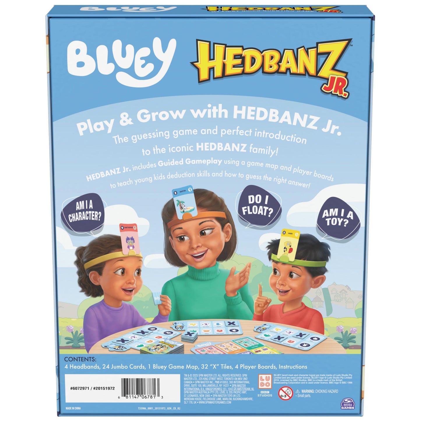 Hedbanz, Quick Question Picture Guessing Family Game for Game Night Headbands Board Game, for Adults and Kids Ages 7 and Up (Edition May Vary)