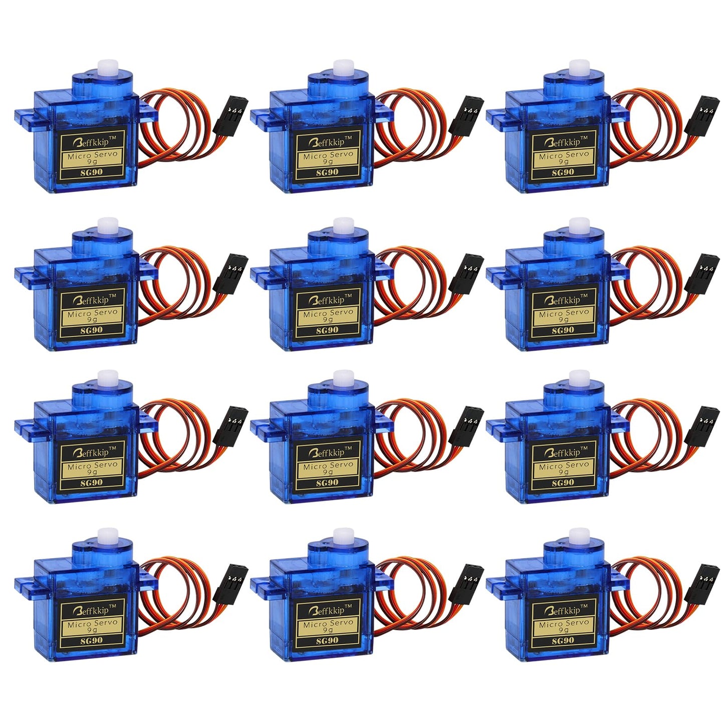 4Pcs SG90 9g Micro Servos for RC Robot Helicopter Airplane Controls Car Boat