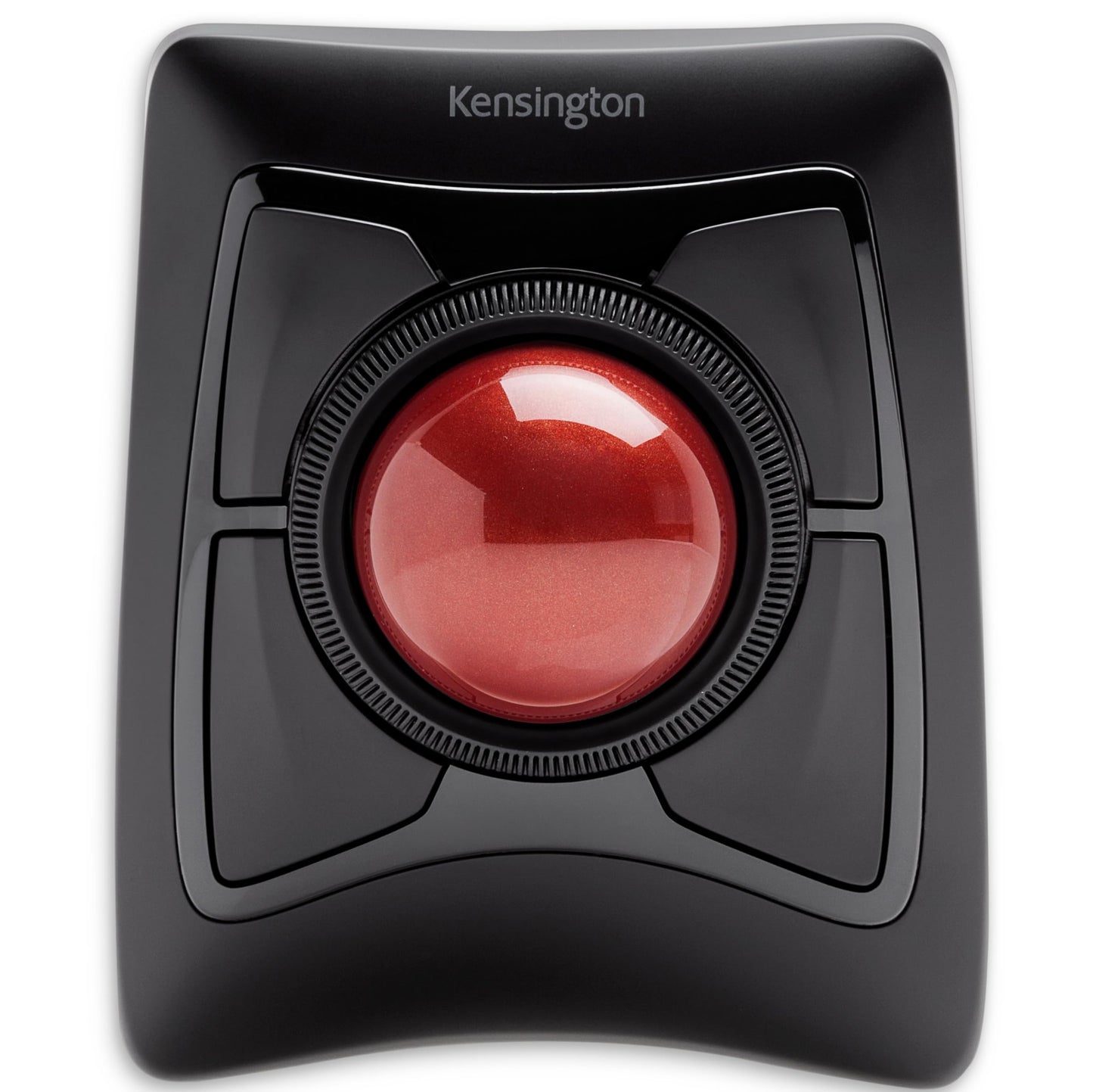 Kensington Expert Trackball Mouse (K64325), Black Silver, 5"W x 5-3/4"D x 2-1/2"H