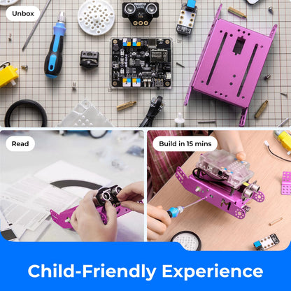 Makeblock mBot Robot Kit, Robotics for Kids Ages 8-12 Learn to Code with Scratch & Arduino, STEM Toys Science Kits for Kids Age 8-12 Boys and Girls Age 8+